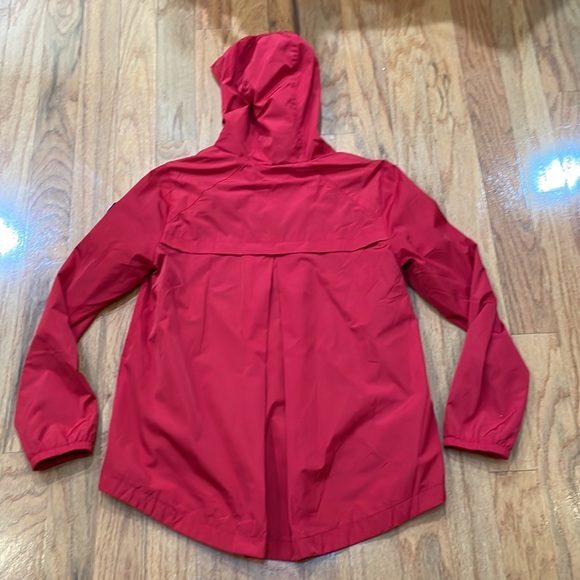 Tommy Hilfiger Woman’s Windbreaker with Hood Red Full Zipper Pockets Lightweight - Picture 14 of 16